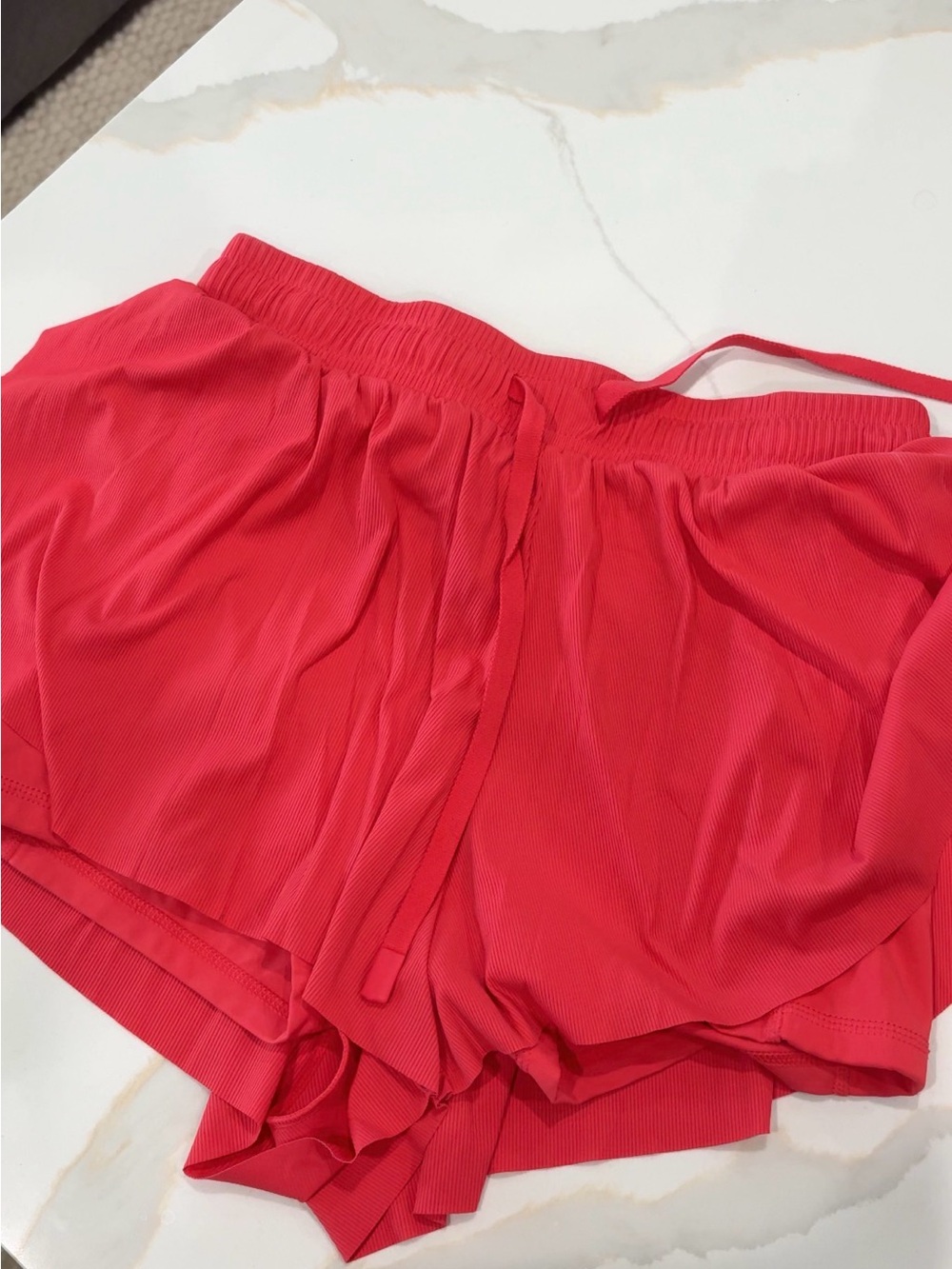 JoyLab Bright Red/pink Athletic Drawstring Shorts